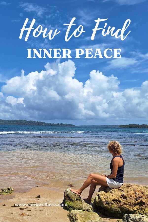 Professional Life Coach Jennifer Stark finding peace by the sea --www.starkwellness.com